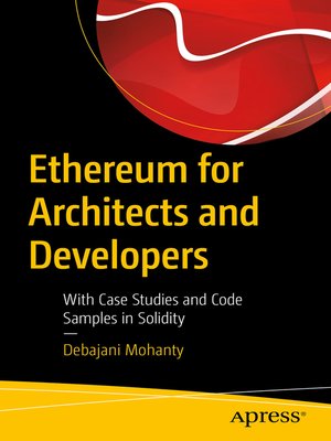 cover image of Ethereum for Architects and Developers